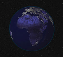 Europe by night and beyond