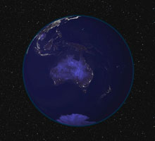 Australia by night and beyond