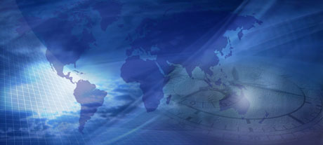earth and clock